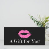 ギフト券 |ピンクリップメイクアップ美しいサロン (スタンド正面)