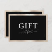 ギフト券 |モダン | | (正面/裏面)