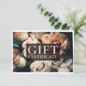 ギフト券 |モダン | |フローラ | (スタンド正面)