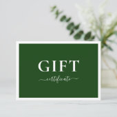 ギフト券 モダン | ミニマル (スタンド正面)