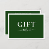 ギフト券 モダン | ミニマル (正面/裏面)