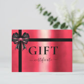 ギフト券 |モダン | |リボン (スタンド正面)