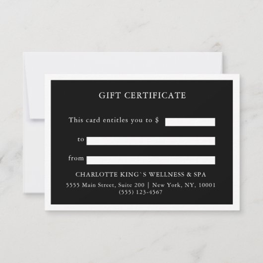 ギフト券 |リボン |グリッター (裏面)