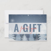 ギフト券 |冬の雪景色 (正面)