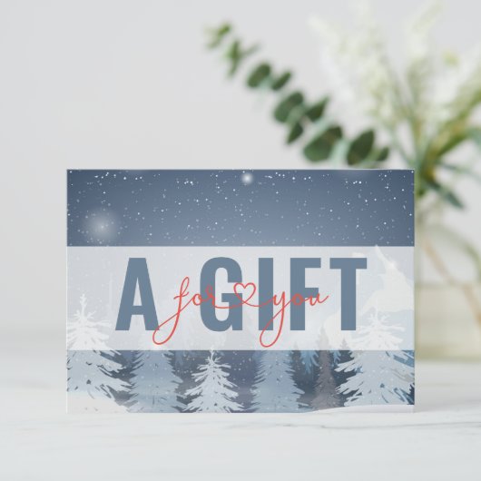 ギフト券 |冬の雪景色 (スタンド正面)