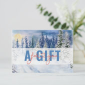 ギフト券 |冬の雪景色 (スタンド正面)