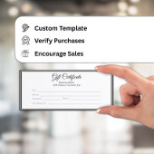 ギフト券 – 印刷テンプレート