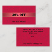 ギフト券 名刺 (正面/裏面)