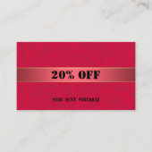 ギフト券 名刺 (正面)