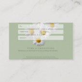 ギフト券 名刺 (裏面)