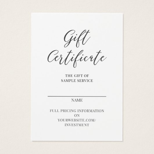 ギフト券・名刺 (裏面)