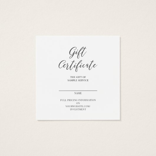 ギフト券・名刺 (裏面)