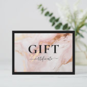 ギフト券 |大理石金ゴールド赤面 (スタンド正面)