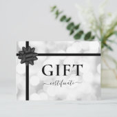 ギフト券 |弓 |シルバーグリッター (スタンド正面)