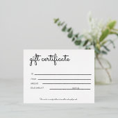 ギフト券 箔シーズンポストカード (立ち正面)