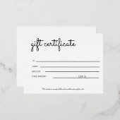 ギフト券 箔シーズンポストカード (正面/裏面)