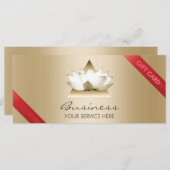 ギフト券 |金ゴールドロータロゴスパとサロン (正面/裏面)