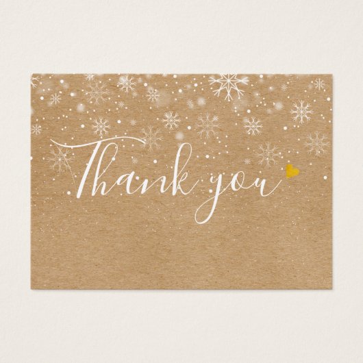 ギフト券Kraft素朴ありがとう (正面)