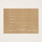 ギフト券Kraft素朴ありがとう (裏面)