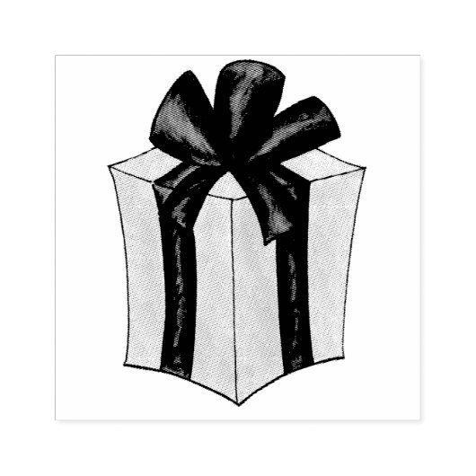 ギフト包まれたプレゼント箱クリスマス誕生日パーティー ラバースタンプ (インプリント)