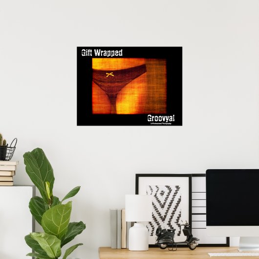 ギフト包まれた ポスター (ホームオフィス)