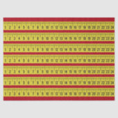 ギフト包装用テープメジャーティッシュ 薄葉紙 (正面)