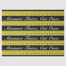 ギフト包装用テープメジャーティッシュ 薄葉紙