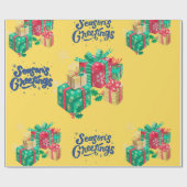 ギフト包装紙 ラッピングペーパー (フラット)