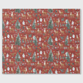 ギフト包装紙 ラッピングペーパー (フラット)