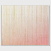 ギフト包装色あせた赤ストライプ色 ラッピングペーパー (フラット)