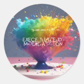 ギフト包装 ラウンドシール (正面)