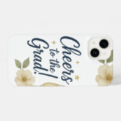 ギフト卒業2025電話ケース、4彼女と彼 iPhoneケース (裏面横)