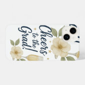 ギフト卒業2025電話ケース、4彼女と彼 iPhoneケース (裏面横)