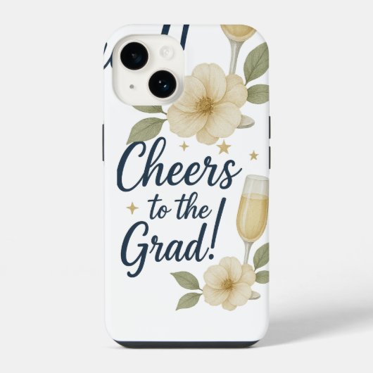 ギフト卒業2025電話ケース、4彼女と彼 iPhoneケース (裏面)