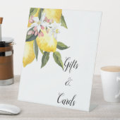 ギフト及びカードブライダルシャワー標識 台座サイン (インサイチュ)