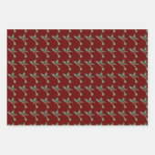 ギフト及びプレゼントのホリーラッピング紙 ラッピングペーパーシート (正面2)