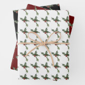 ギフト及びプレゼントのホリーラッピング紙 ラッピングペーパーシート (インサイチュ)