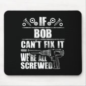 ギフト名修正おもしろい誕生日パーソナライズされたパパI マウスパッド (正面)