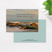 ギフト囲いカード波と岩の海の岬 (デスク)