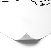 ギフト大切ワンラインデザインポスター ポスター (角)