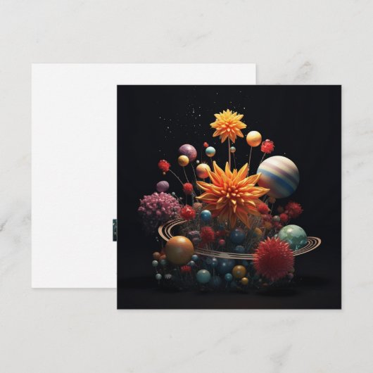 ギフト太陽のカード (正面/裏面)