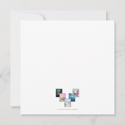 ギフト太陽のカード (裏面)