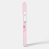ギフト女の子らしカドルピンクあなたの名前を追加 Case-Mate iPhoneケース (裏面 / 左)