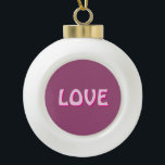 ギフト女性のためのラブネックレス,ガールフレンド セラミックボールオーナメント<br><div class="desc">このデザインは人の創造性を高めるのに適している</div>