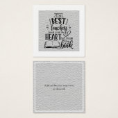 ギフト教えと呼ばれる本の先生ではないハートから (正面&裏面)