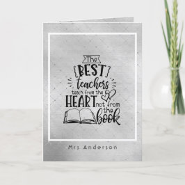 ギフト教えと呼ばれる本の先生ではないハートから ノートカード