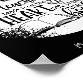 ギフト教えと呼ばれる本の先生ではないハートから ポスター (角)