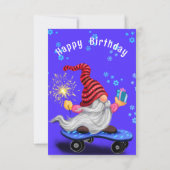 ギフト格言カード付きおもしろい誕生日 (裏面)