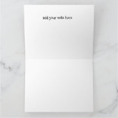 ギフト無しと言った時は無視してくれてありがとう カード (内部)