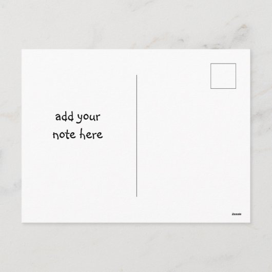 ギフト無しと言った時は無視してくれてありがとう シーズンポストカード (裏面)